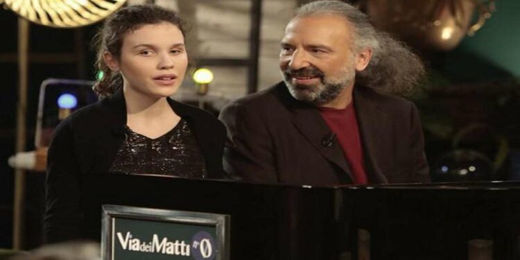 Stefano Bollani e la figlia Frida a Via dei Matti 0