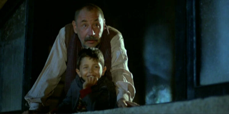 Una scena del film ‘Nuovo cinema paradiso’