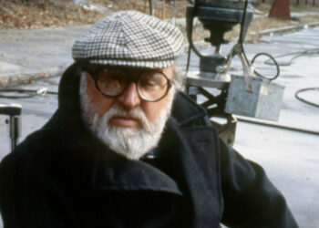 Il regista Sergio Leone