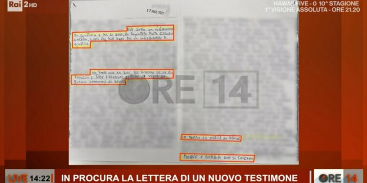 Denise Pipitone, in procura la lettera di un nuovo testimone