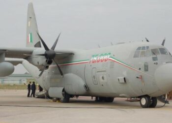 Un C130 dell'aeronautica militare italiana