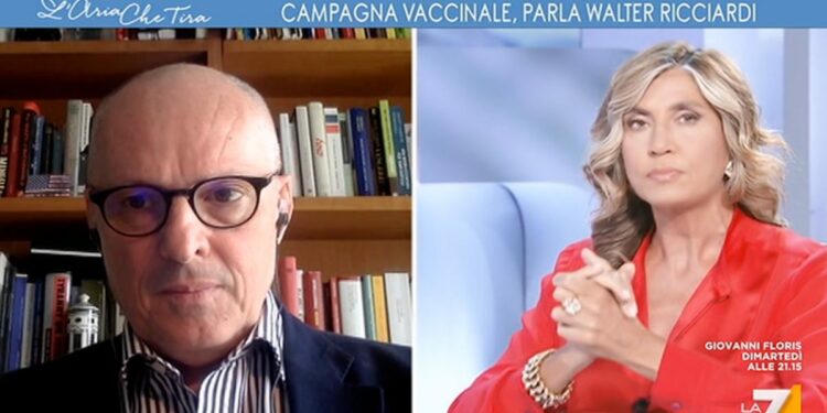 Walter Ricciardi a L'Aria che tira