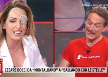 Gessica Notaro e Cesare Bocci a Storie Italiane