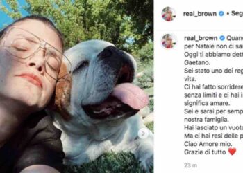 Emma Marrone e il cane Gaetano