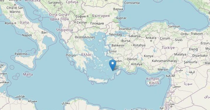 Terremoto Grecia (Ingv)