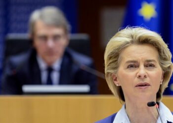 Von der Leyen e Sassoli