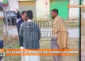 Saman Abbas, video esclusivo a Dritto e Rovescio