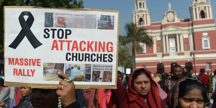 India, manifestazione contro la persecuzione dei cristiani