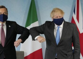 Draghi con Johnson