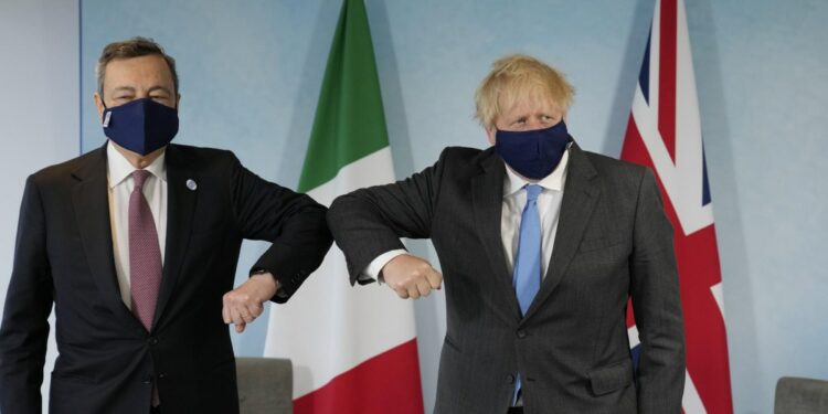 Draghi con Johnson