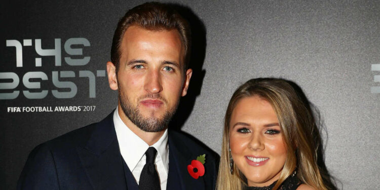 Harry Kane in compagnia della moglie Katie Goodland