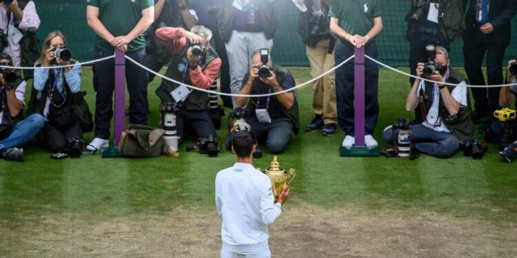 Novak Djokovic ha vinto Wimbledon 2021 (da facebook.com/wimbledon)