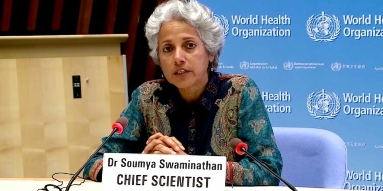 Soumya Swaminathan, Chief Scientist Oms