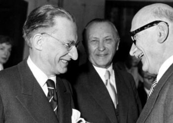 De Gasperi, Adenauer e Schuman