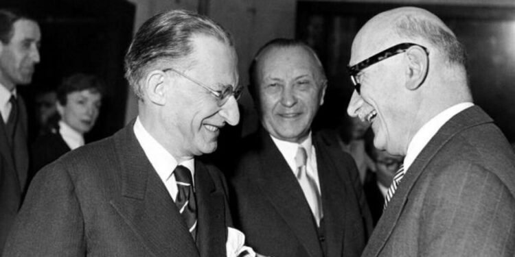 De Gasperi, Adenauer e Schuman