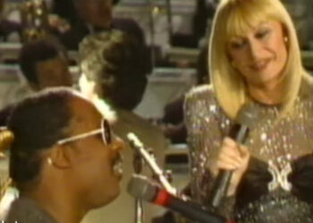 Raffaella Carrà e Stevie Wonder