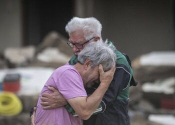 Alluvione in Germania (LaPresse)