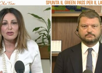 Daniela Santanché vs Gennaro Migliore a L'Aria che tira