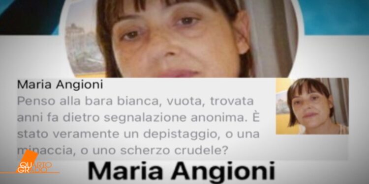 Maria Angioni, misterioso post su Facebook