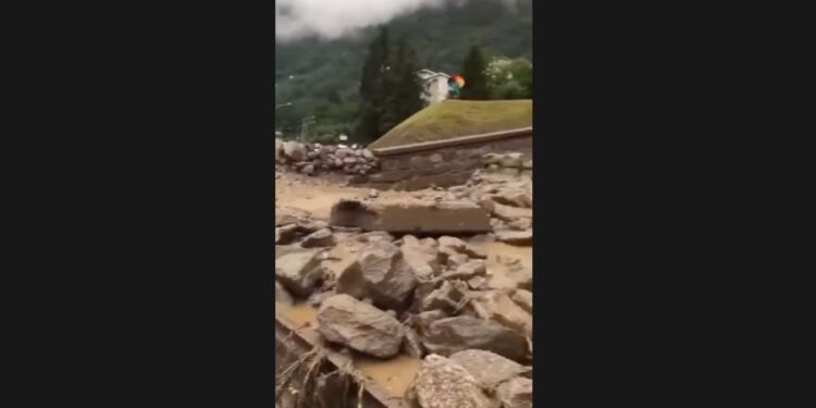 Maltempo Valchiavenna (Foto: YouTube)