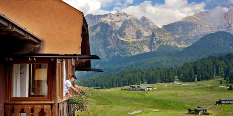 La vista dal TH Madonna di Campiglio - Golf Hotel