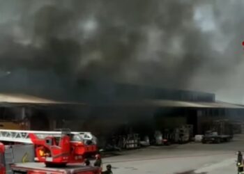 Incendio Urgnano (foto: YouTube)