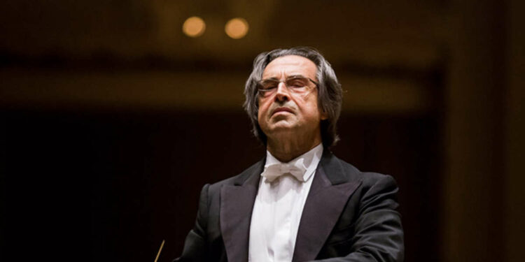 Il direttore d’orchestra Riccardo Muti