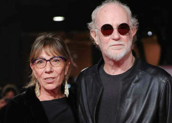 Francesco De Gregori in compagnia della moglie Francesca Gobbi