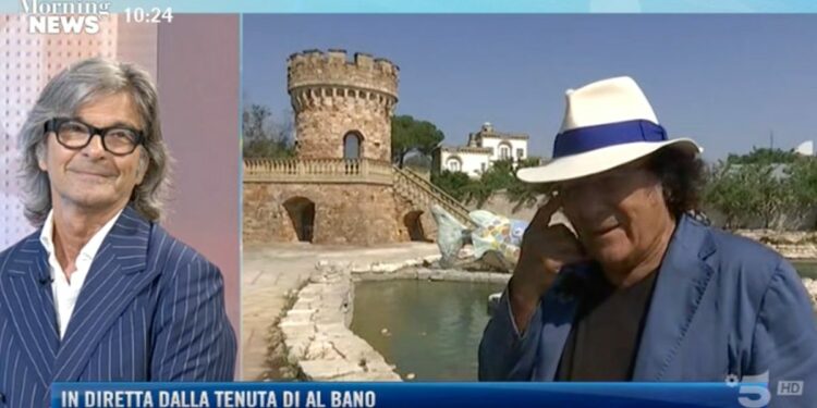 Roberto Alessi e Al Bano Carrisi a Morning News