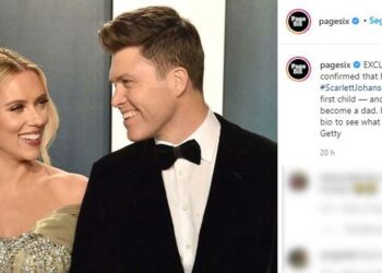 Scarlett Johansson e Colin Jost, dalla pagina Instagram di Page Six