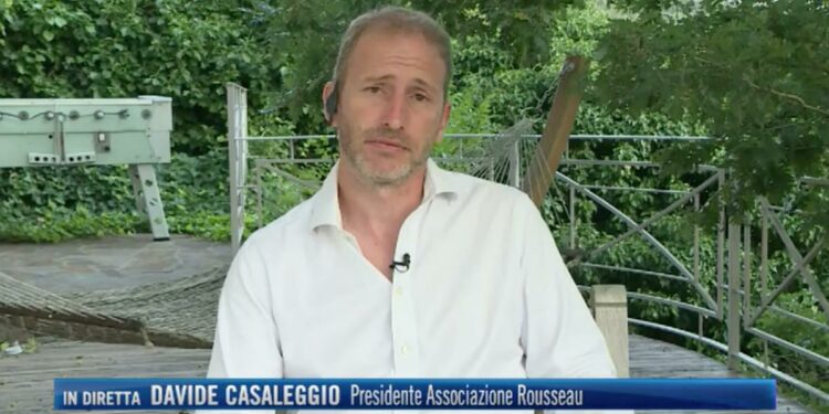 Davide Casaleggio al Tg4