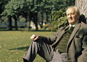 J.R.R. Tolkien (Photograph by Bill Potter, Camera Press London)