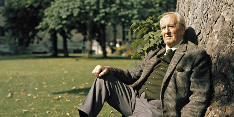 J.R.R. Tolkien (Photograph by Bill Potter, Camera Press London)