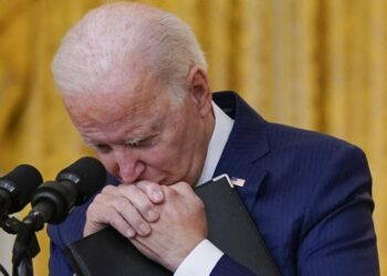 Biden commosso