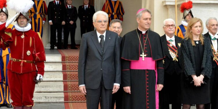 Mattarella in Vaticano