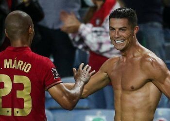 Cristiano Ronaldo ha il record assoluto di gol con la nazionale (da Twitter)