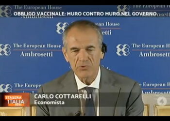 Carlo Cottarelli a Stasera Italia