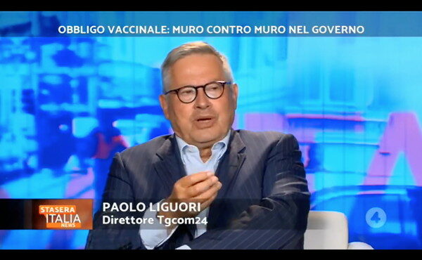 Paolo Liguori a Stasera Italia