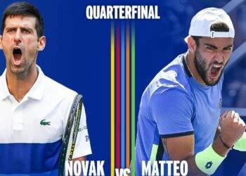 Diretta Berrettini Djokovic, quarti Us Open 2021 (da Twitter @usopen)