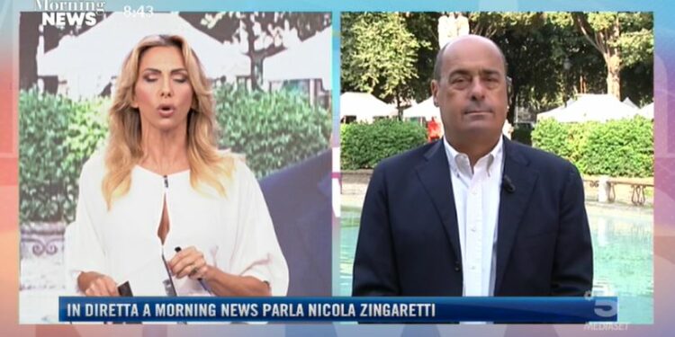 Zingaretti a Morning News