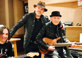 Vasco Rossi in compagnia di Guido Elmi