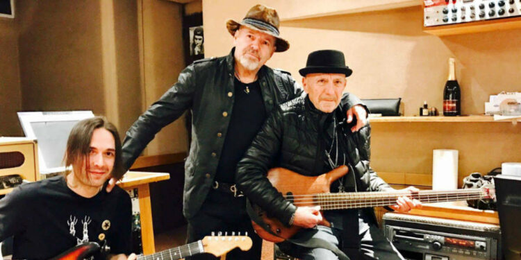 Vasco Rossi in compagnia di Guido Elmi