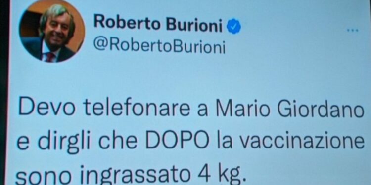 Il tweet di Burioni (Fuori dal Coro, 2021)