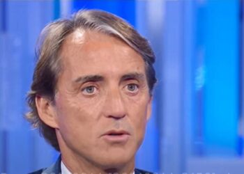 Roberto Mancini a Porta a Porta su Rai Uno