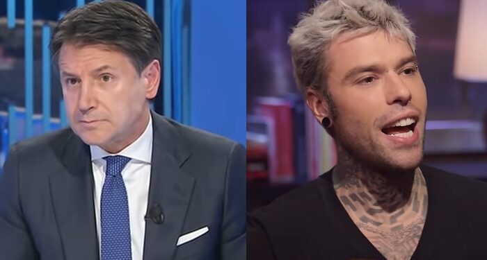 Fedez e Giuseppe Conte
(Foto: web)