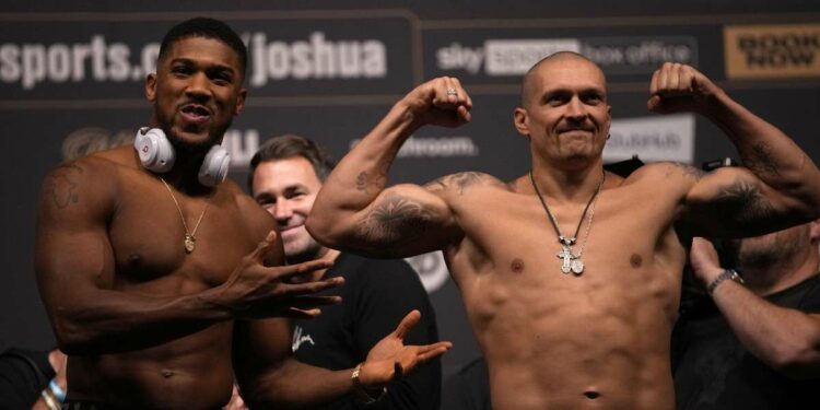 Video Usyk vs Joshua: l'ucraino è campione del mondo dei pesi massimi (Foto LaPresse)