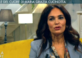 Maria Grazia Cucinotta, ospite a "L'Ora Solare"