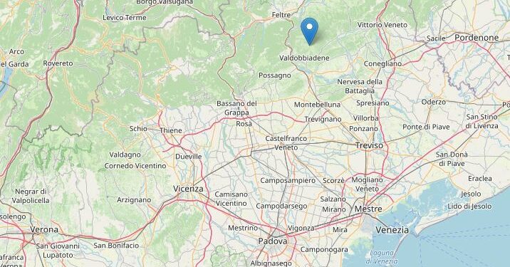 Terremoto a Treviso (Ingv)