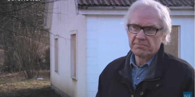 Lars Vilks, morto vignettista (screen youtube)