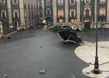 Tornado a Catania (foto: Facebook del Comune)